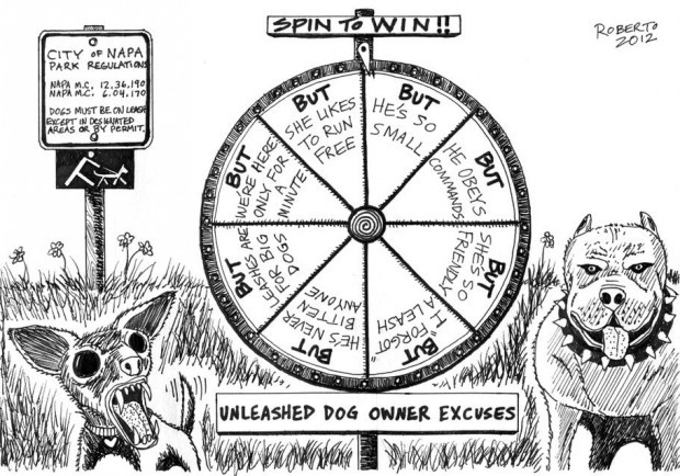 Editorial Cartoon: Unleashed dogs